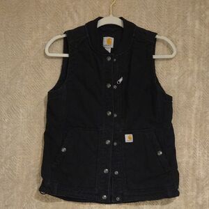 Carhartt Black Quilted Vest